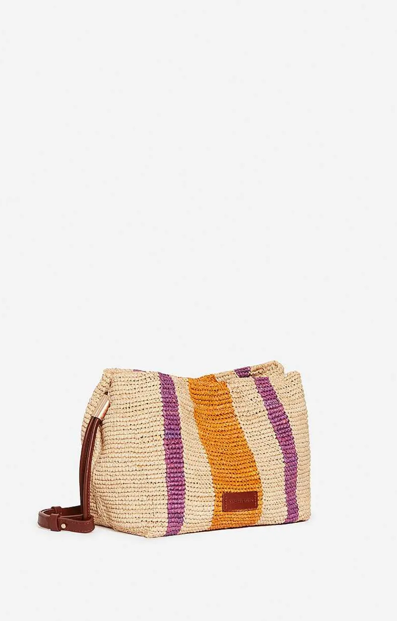 Bourse Leather & Raffia Bag>Vanessa Bruno Hot