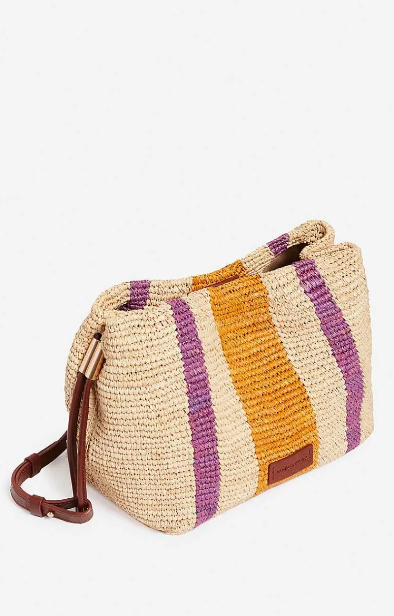 Bourse Leather & Raffia Bag>Vanessa Bruno Hot