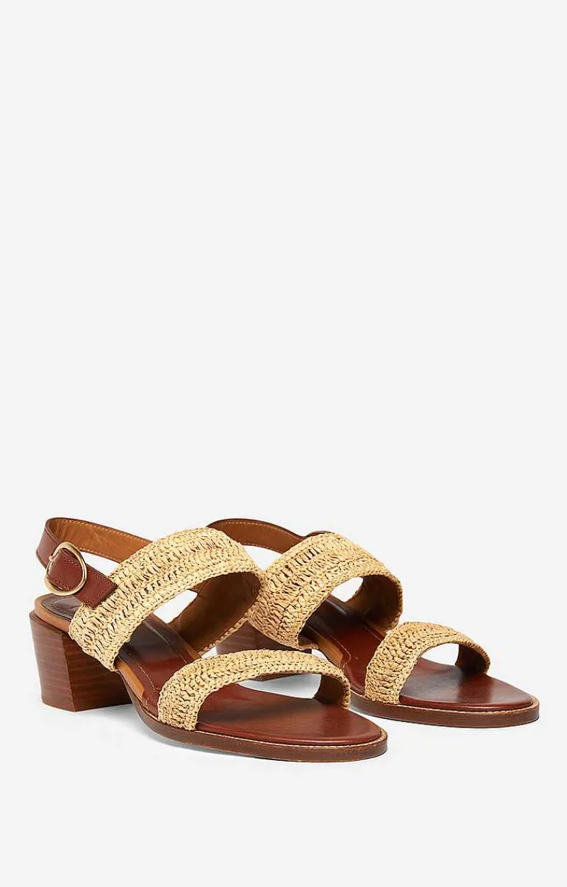 Raffia & Leather Sandals>Vanessa Bruno Outlet