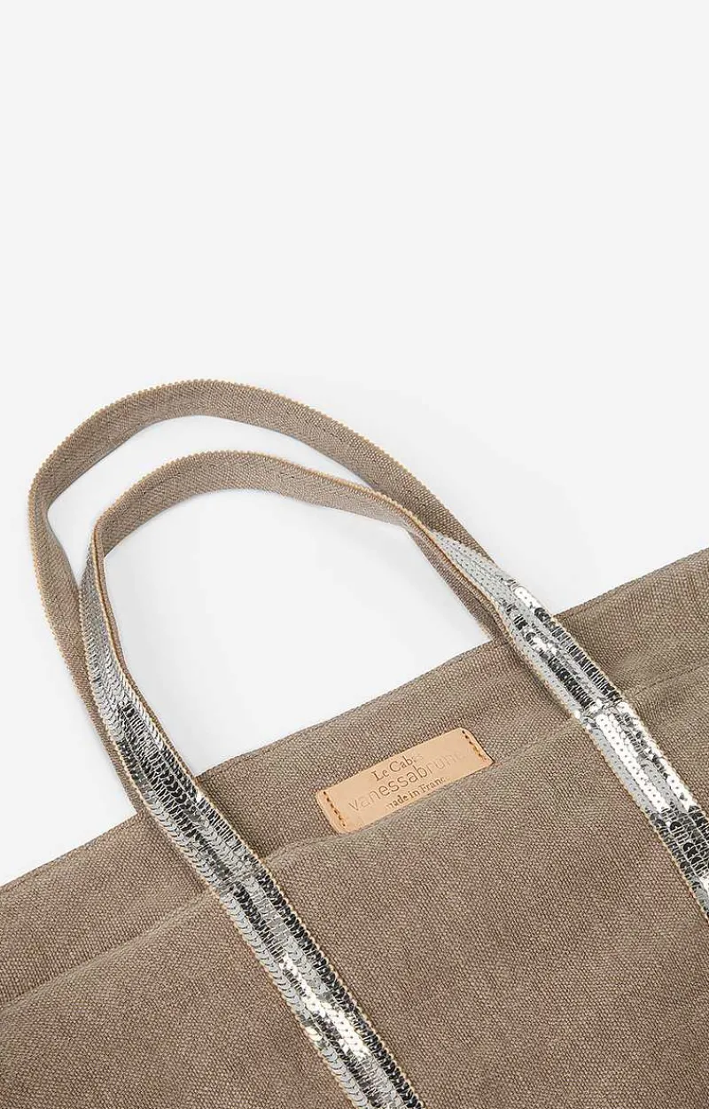 Linen L Cabas Tote>Vanessa Bruno Hot
