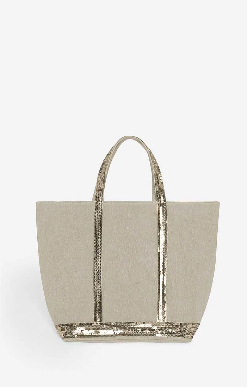 Linen M Cabas Tote>Vanessa Bruno Best