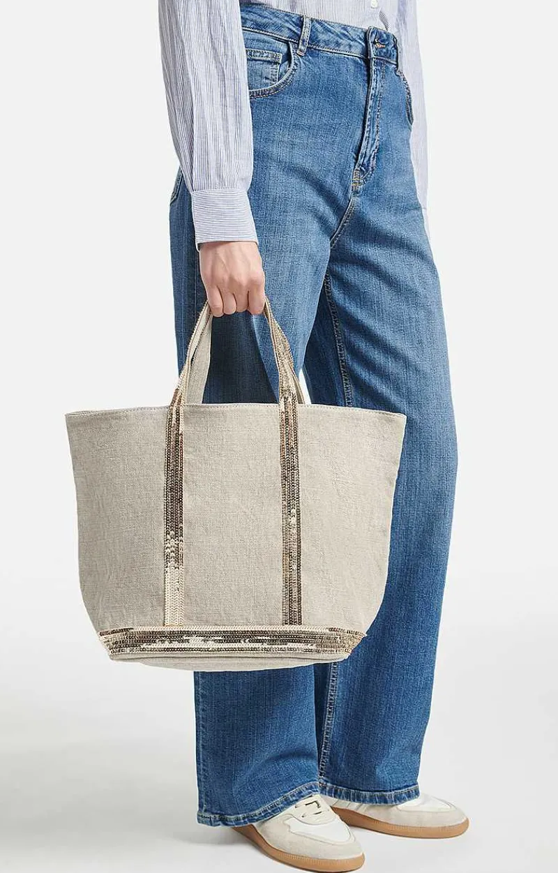 Linen M Cabas Tote>Vanessa Bruno Best