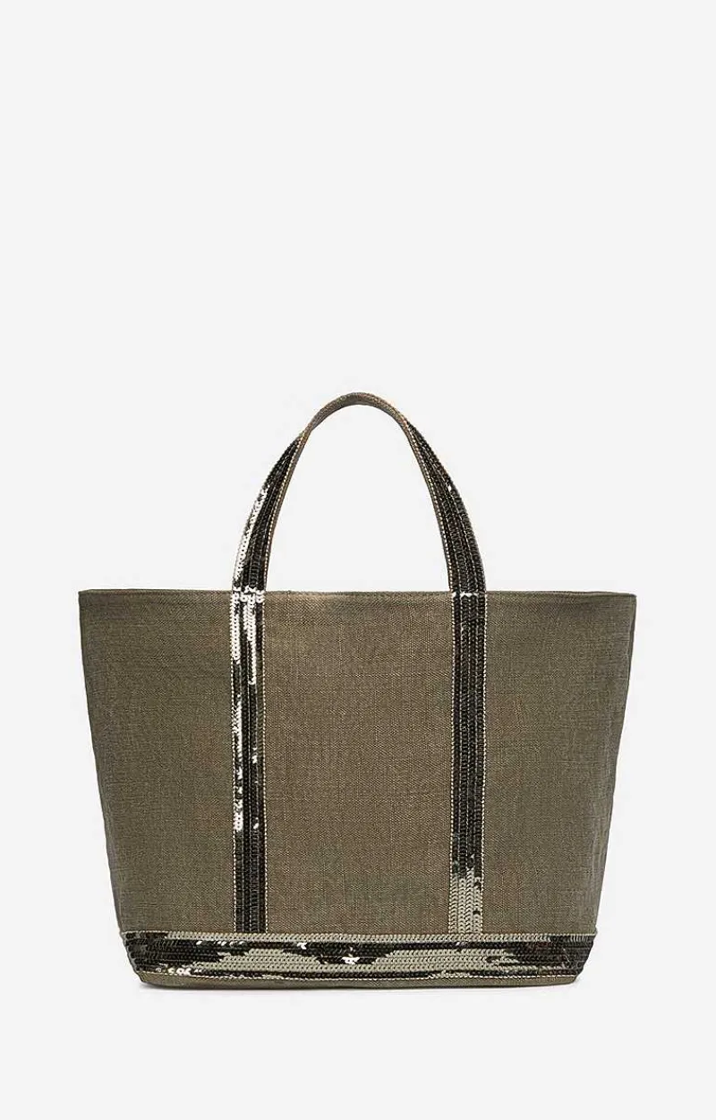 Linen M Cabas Tote>Vanessa Bruno New