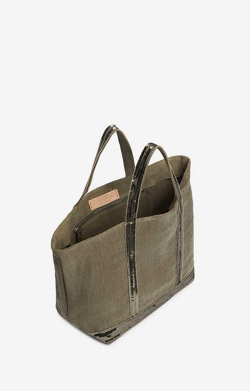 Linen M Cabas Tote>Vanessa Bruno New