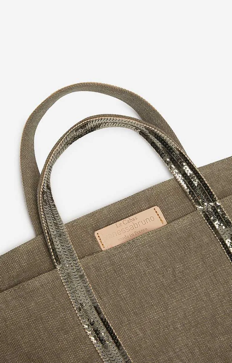 Linen M Cabas Tote>Vanessa Bruno New