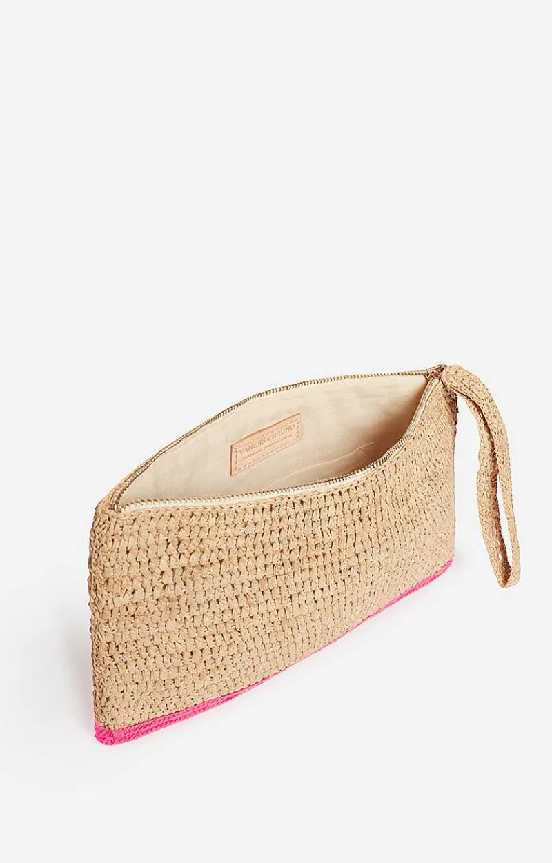 Raffia And Sequins Clutch>Vanessa Bruno New
