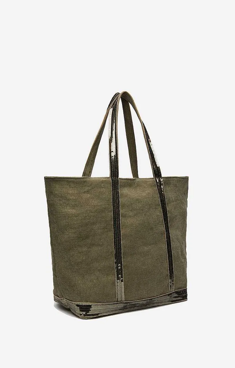 Linen L Cabas Tote>Vanessa Bruno Discount