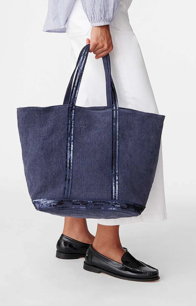 Linen L Cabas Tote>Vanessa Bruno Fashion