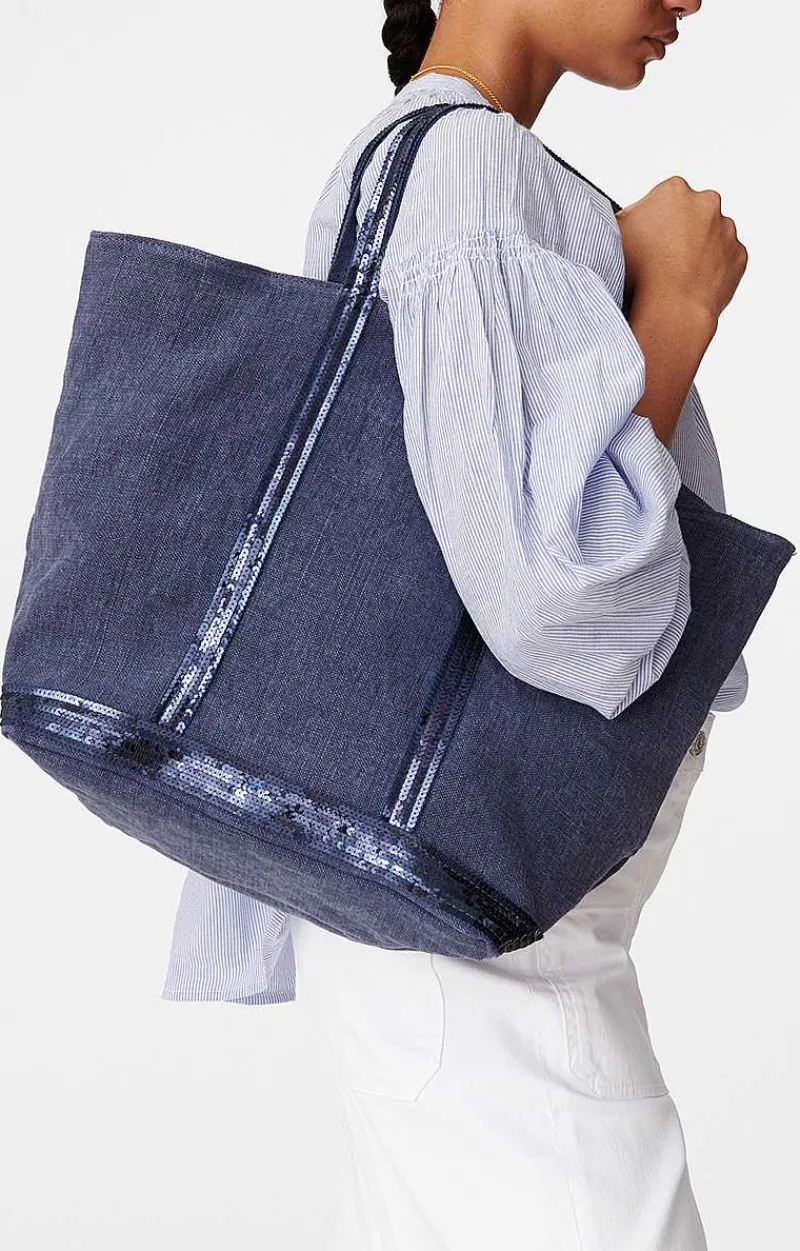 Linen L Cabas Tote>Vanessa Bruno Fashion