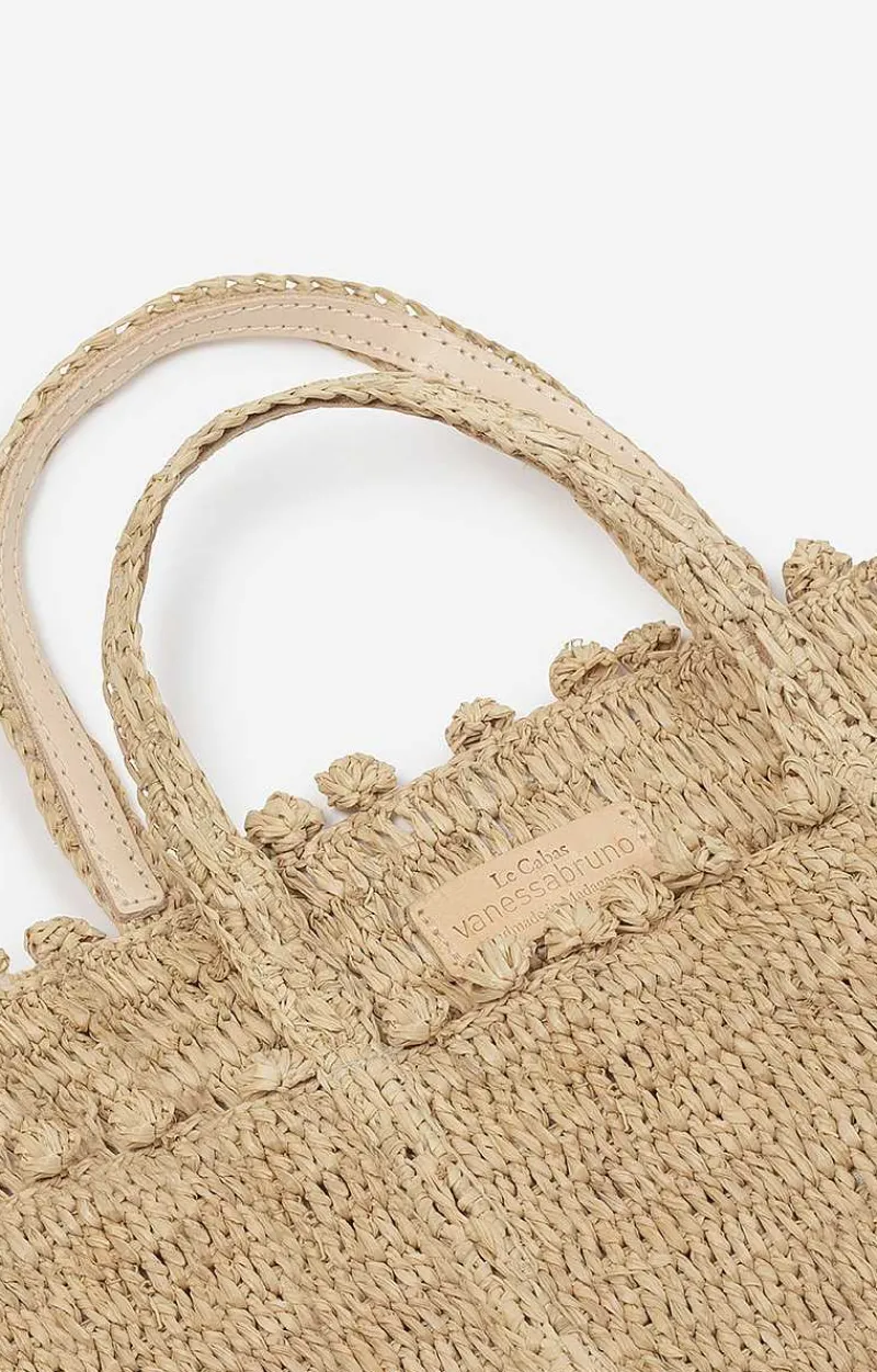 Raffia Bubbles S Cabas Tote>Vanessa Bruno Hot