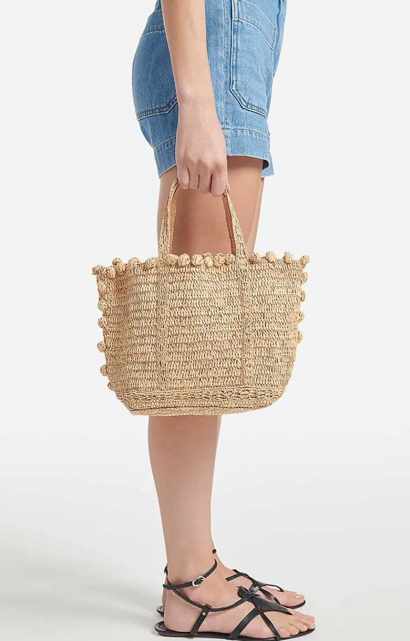 Raffia Bubbles S Cabas Tote>Vanessa Bruno Hot