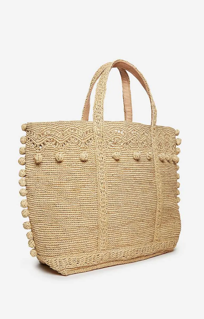 Raffia L Cabas Tote>Vanessa Bruno Online