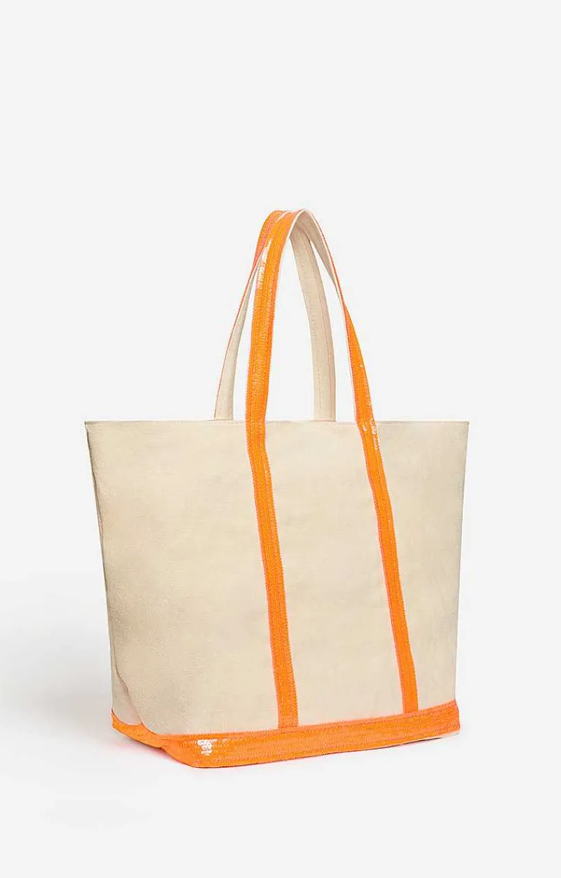 Linen L Cabas Tote>Vanessa Bruno Hot