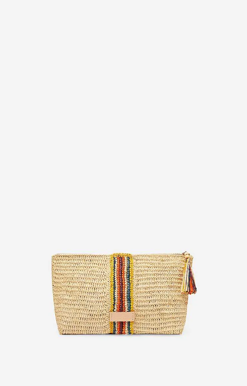 Raffia Zipped Clutch>Vanessa Bruno New