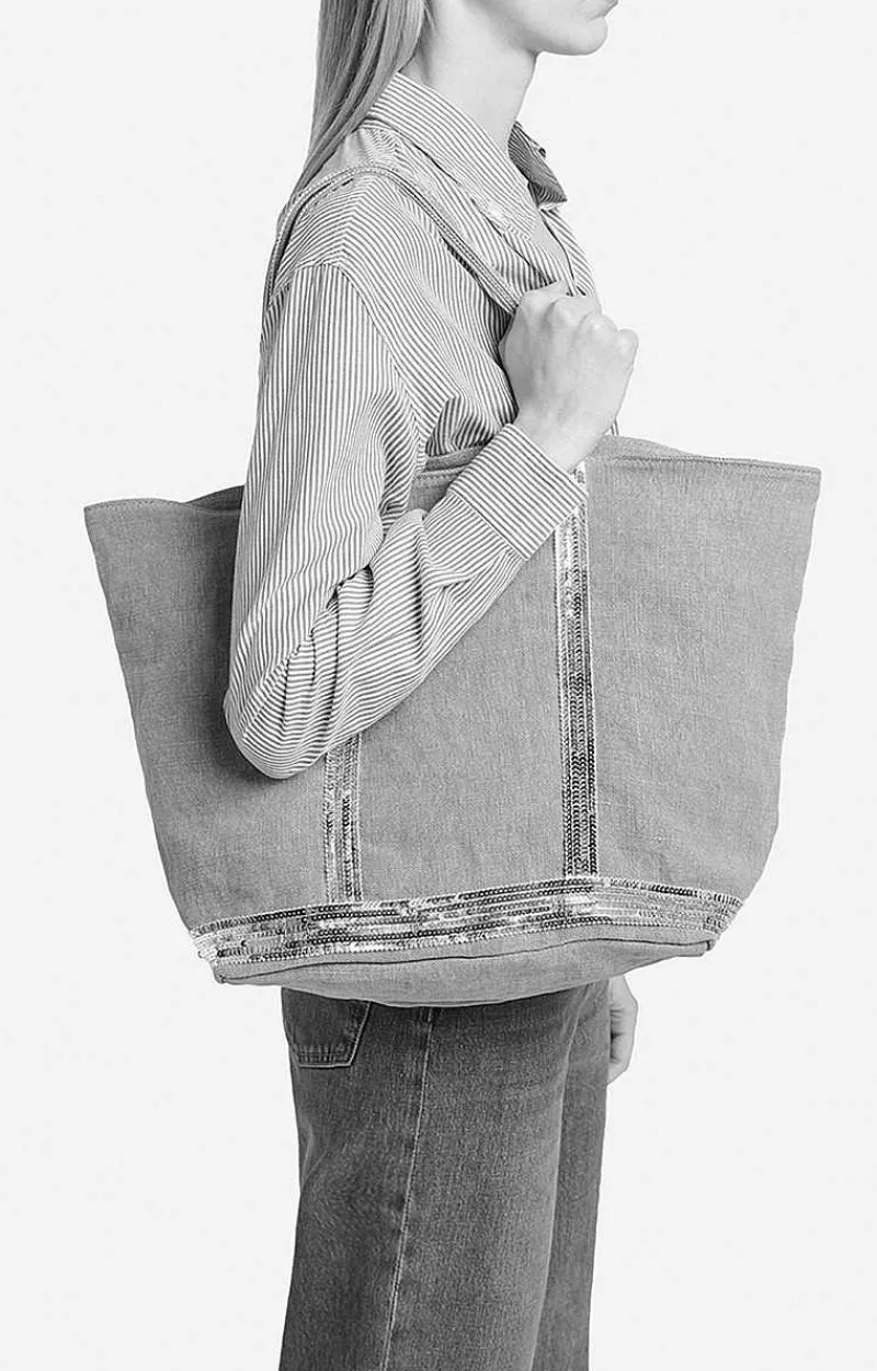 Linen L Cabas Tote>Vanessa Bruno Sale