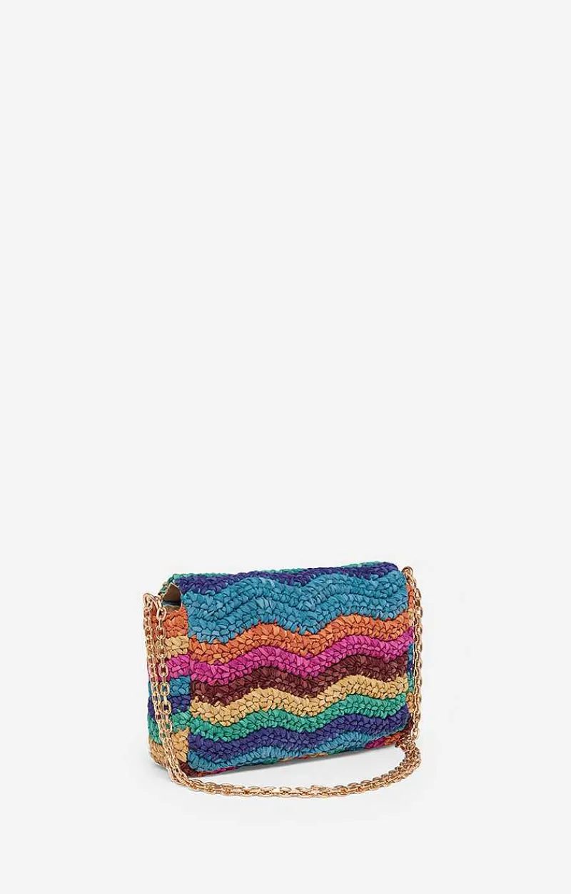 Woven Leather Small Moon Bag>Vanessa Bruno Online