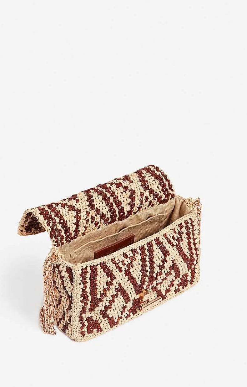 Raffia Nano Moon Bag